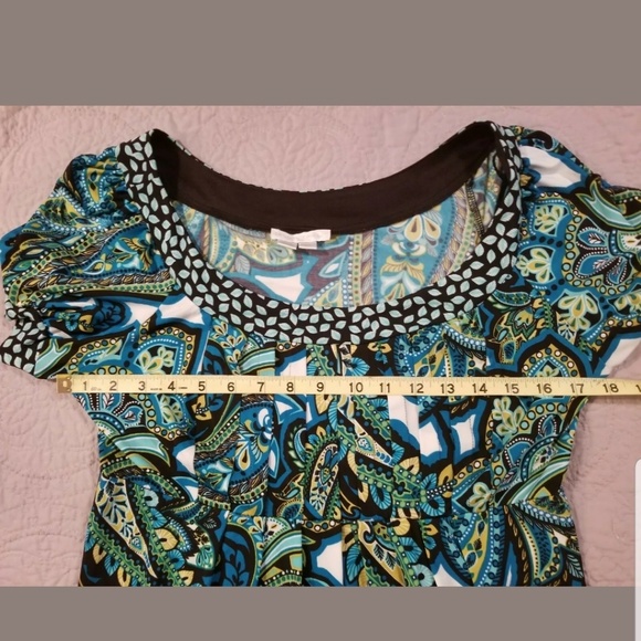 BOGO London Times Abstract Floral Dress Size 10 - Picture 7 of 8